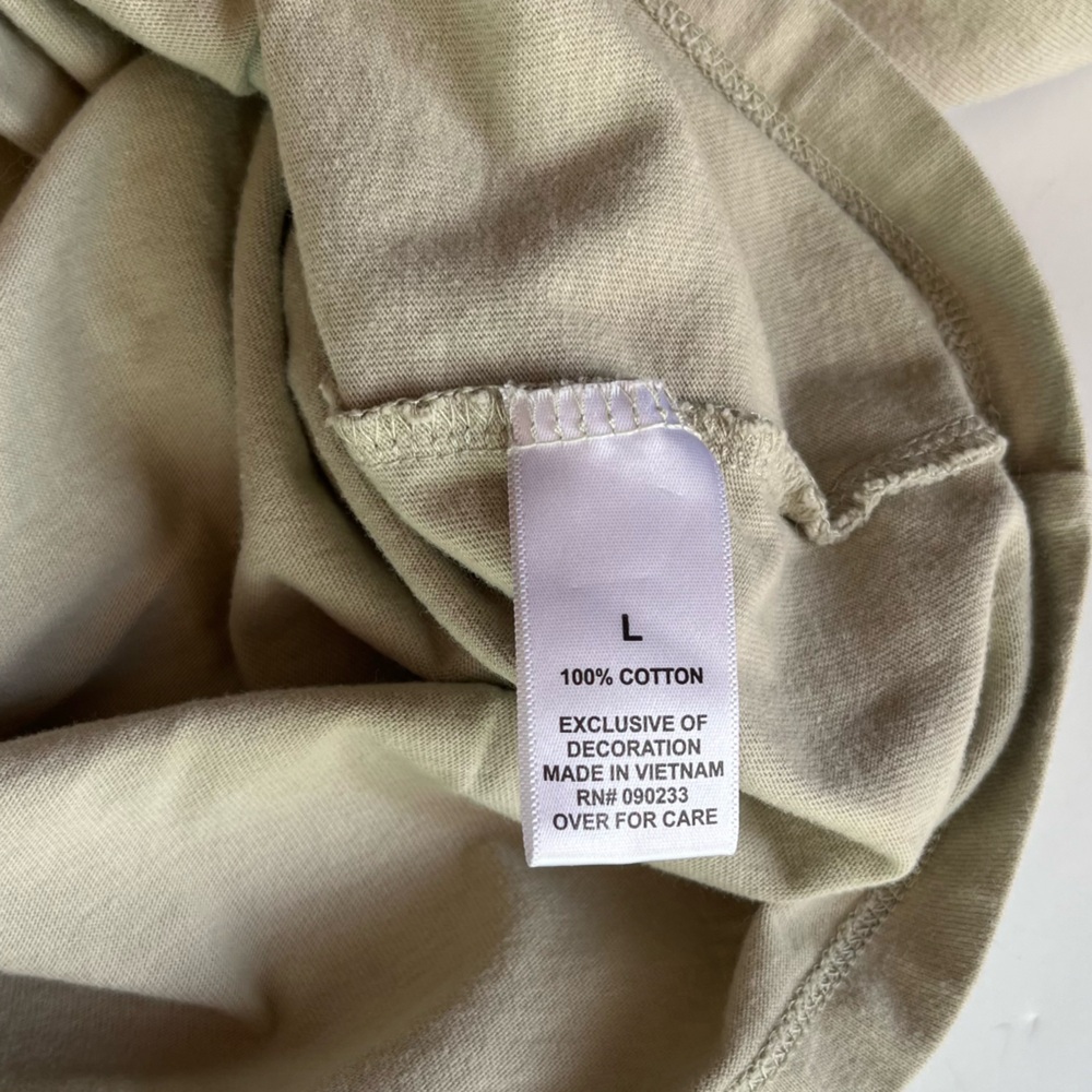 Fear of God Essentials Tan Short Sleeve Tee Size Large - Picture 7 of 7